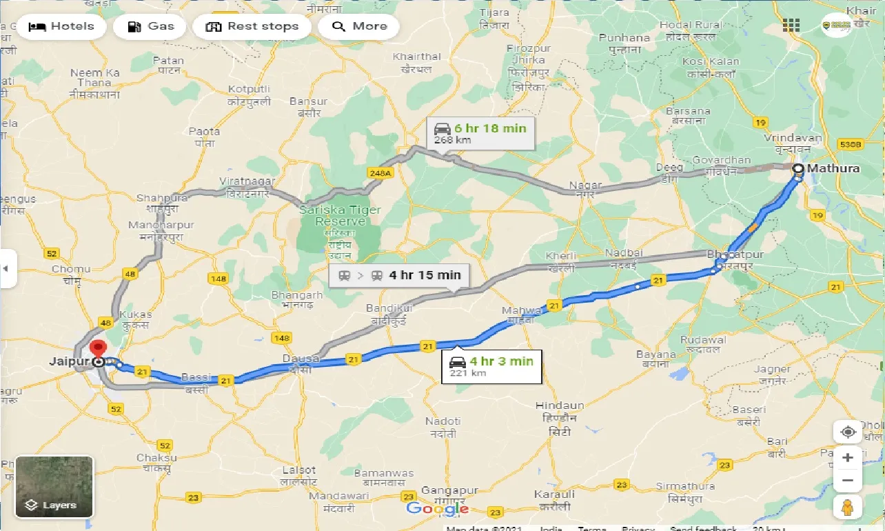 mathura-to-jaipur-one-way