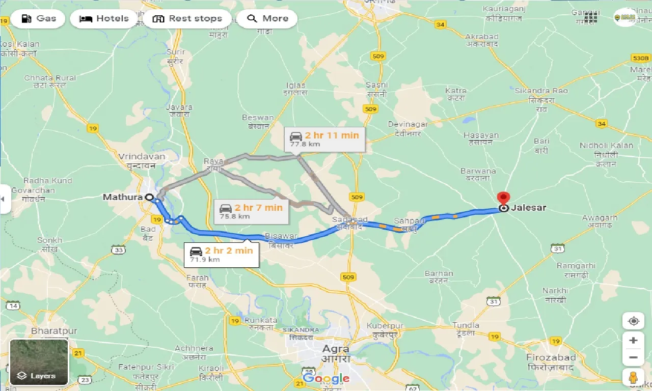 mathura-to-jalesar-taxi