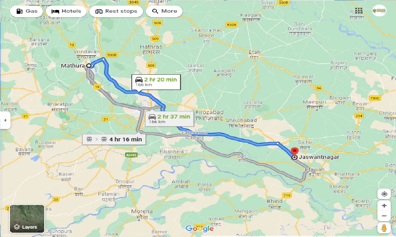 mathura-to-jaswantnagar-taxi