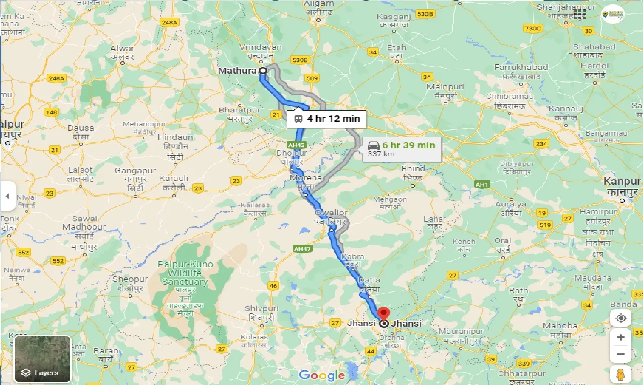 mathura-to-jhansi-taxi