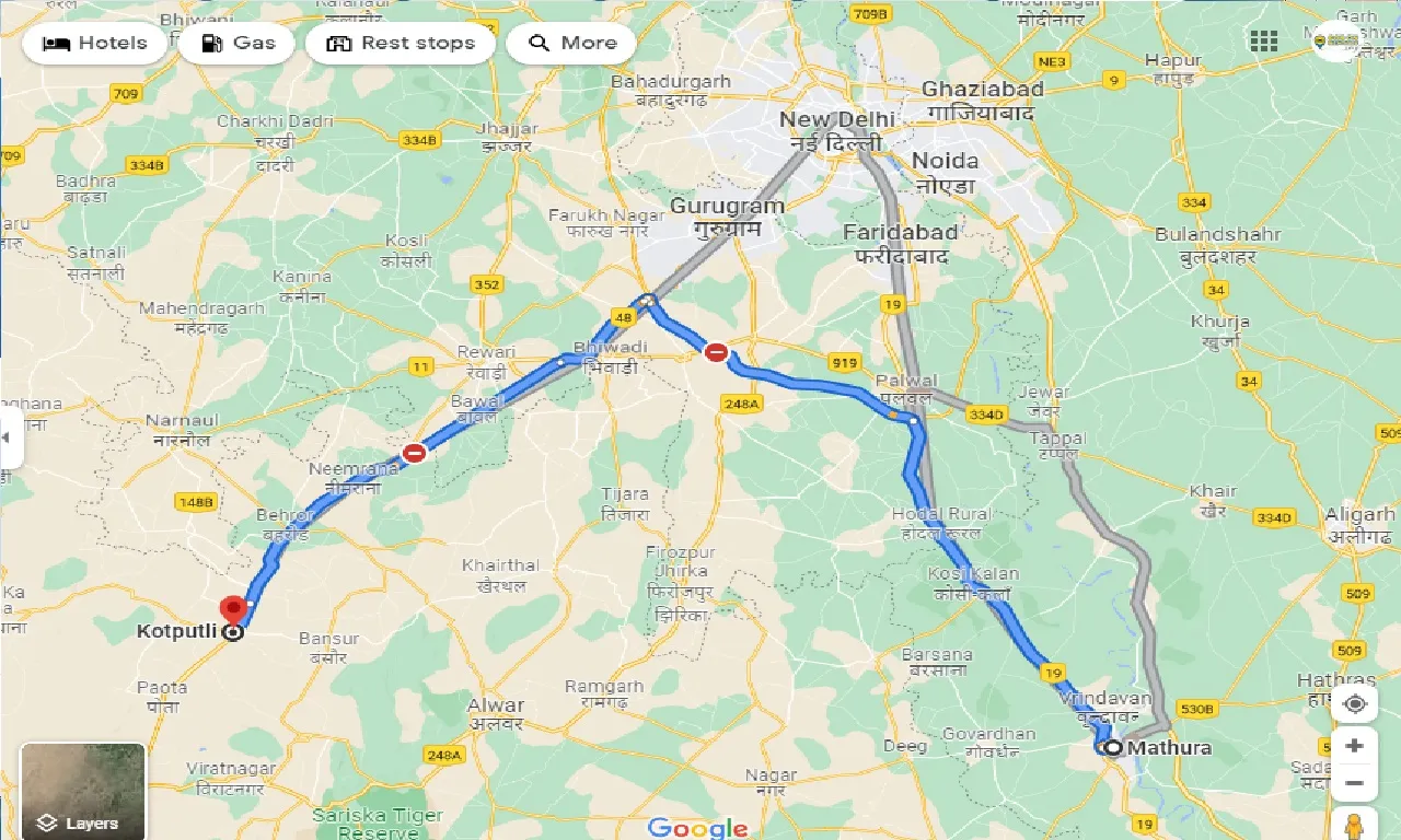 mathura-to-kotputli-taxi