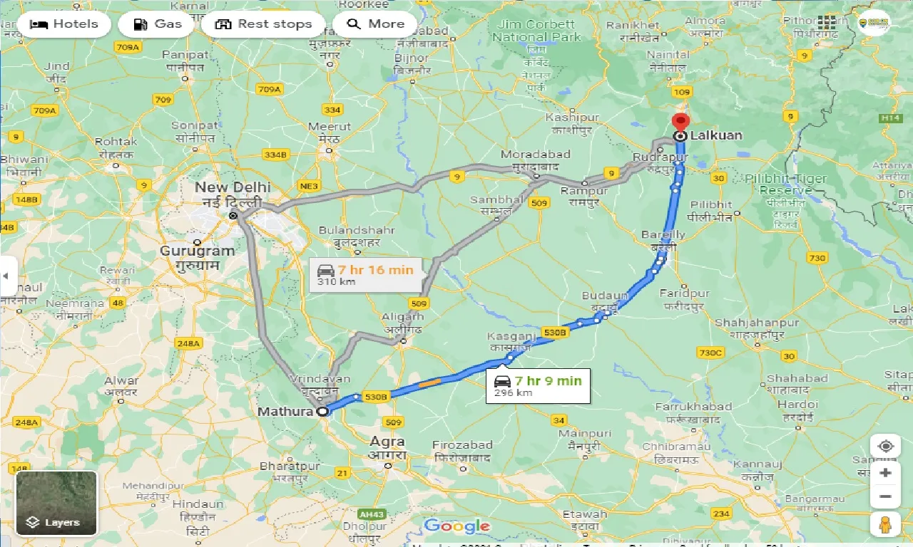 mathura-to-lalkuan-taxi