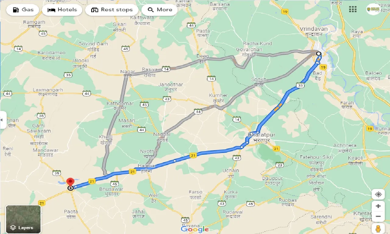 mathura-to-mahwa-taxi