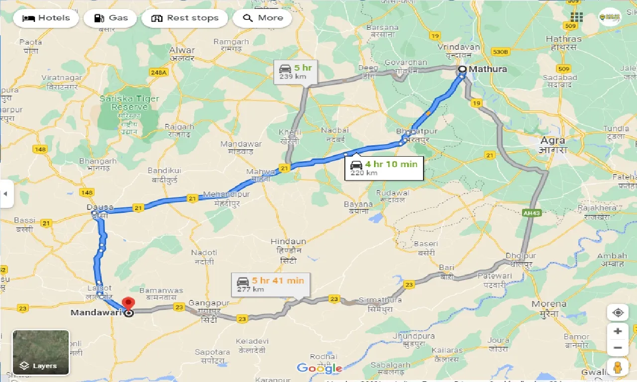 mathura-to-mandawari-taxi
