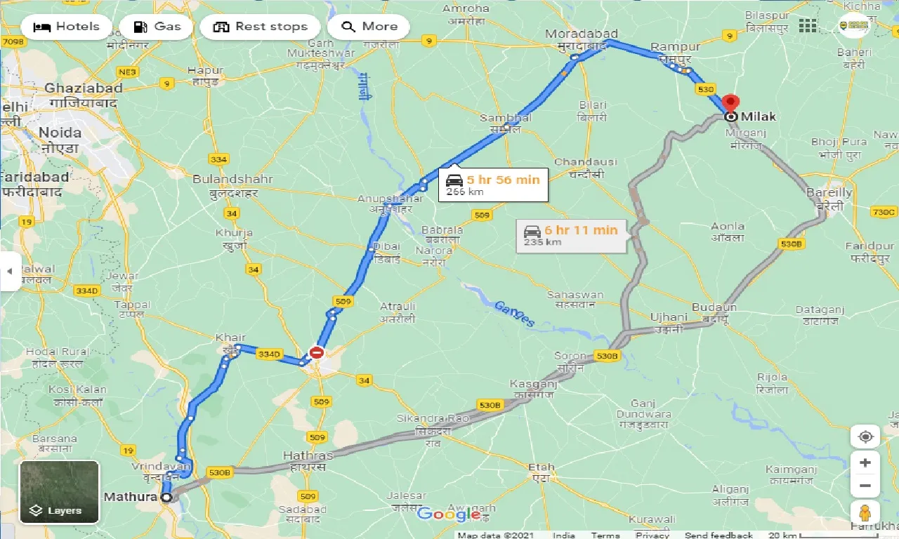 mathura-to-milak-taxi