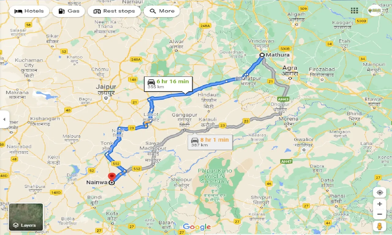 mathura-to-nainwa-taxi
