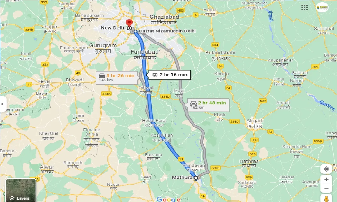 mathura-to-new-delhi-taxi