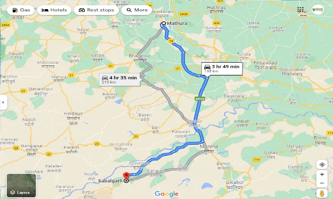 mathura-to-sabalgarh-taxi