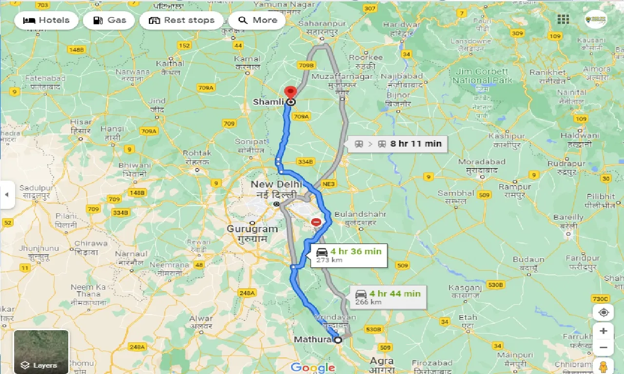 mathura-to-shamli-taxi