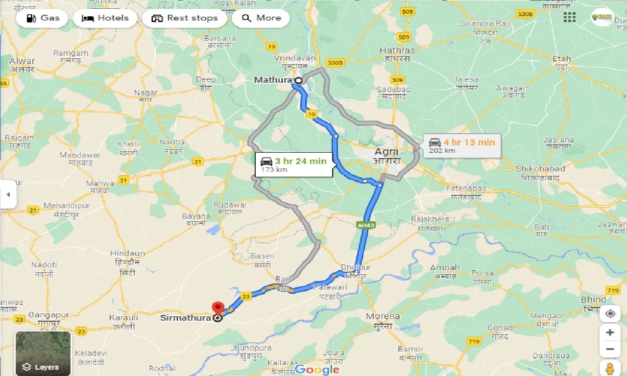 mathura-to-sirmathura-one-way
