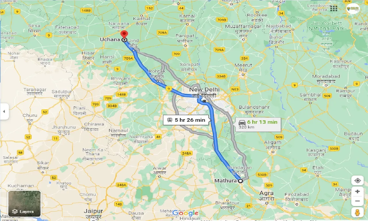 mathura-to-uchana-one-way