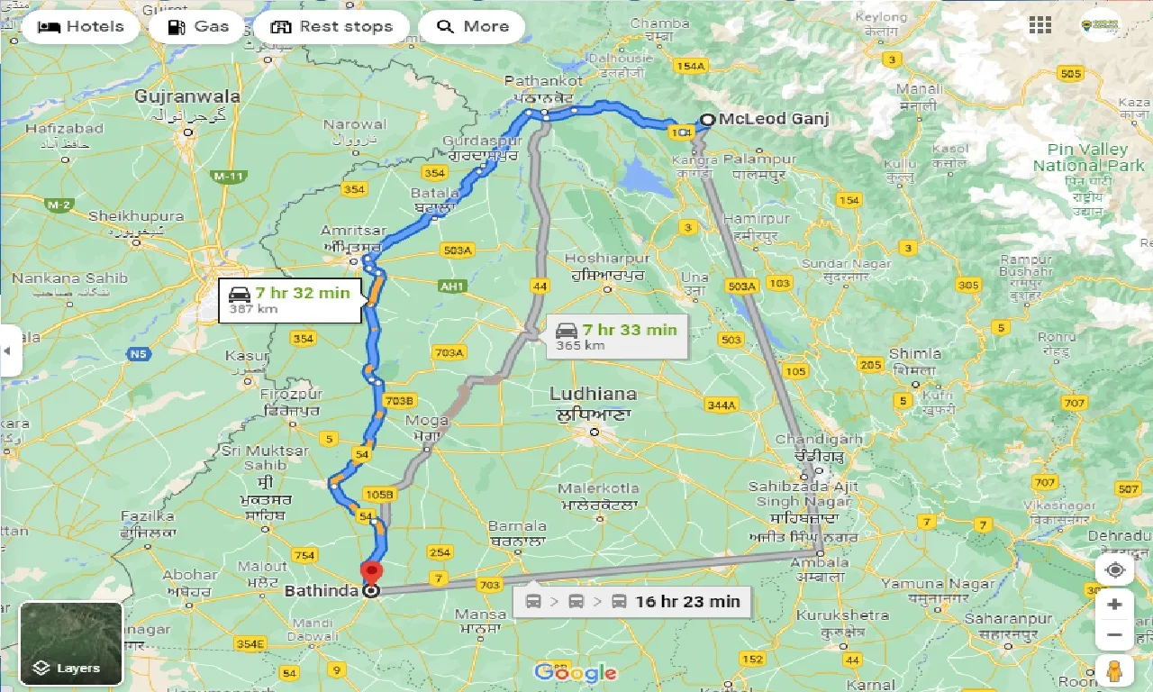 mcleodganj-to-bathinda-one-way