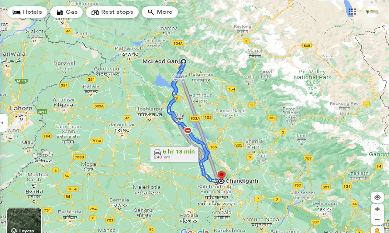 mcleodganj-to-chandigarh-one-way