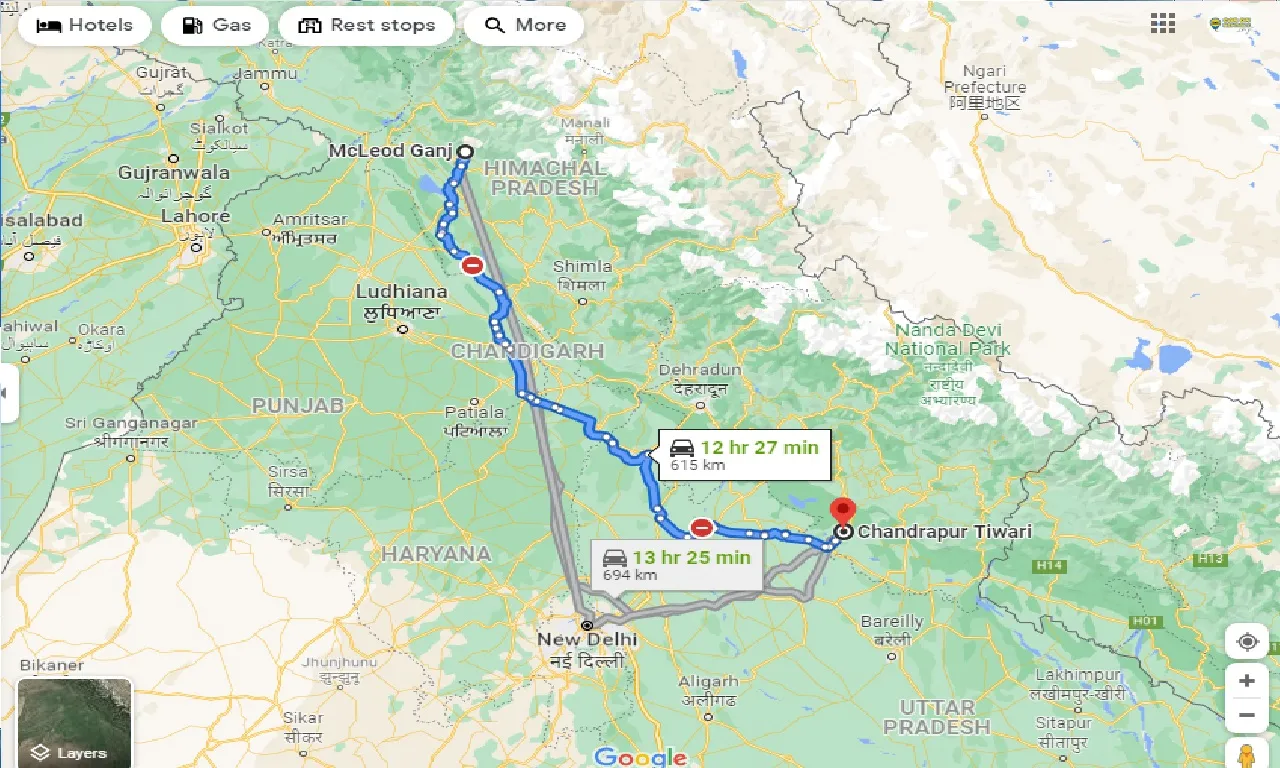 mcleodganj-to-chandrapur-one-way