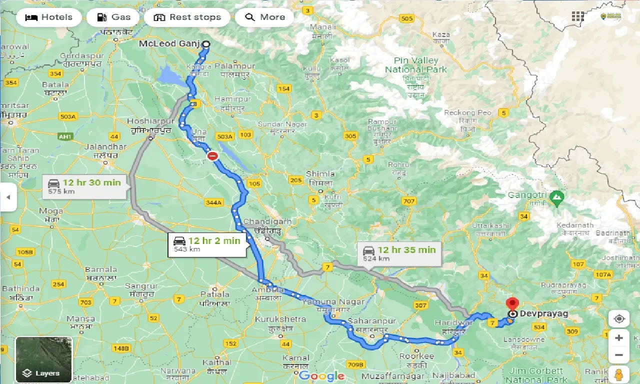 mcleodganj-to-devprayag-taxi