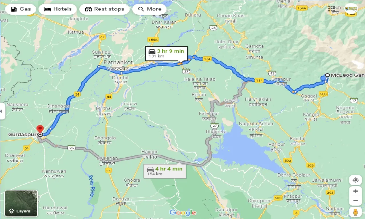 mcleodganj-to-gurdaspur-one-way