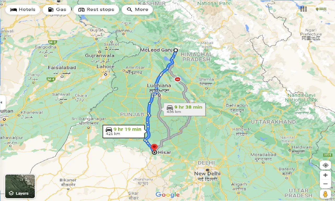 mcleodganj-to-hisar-taxi