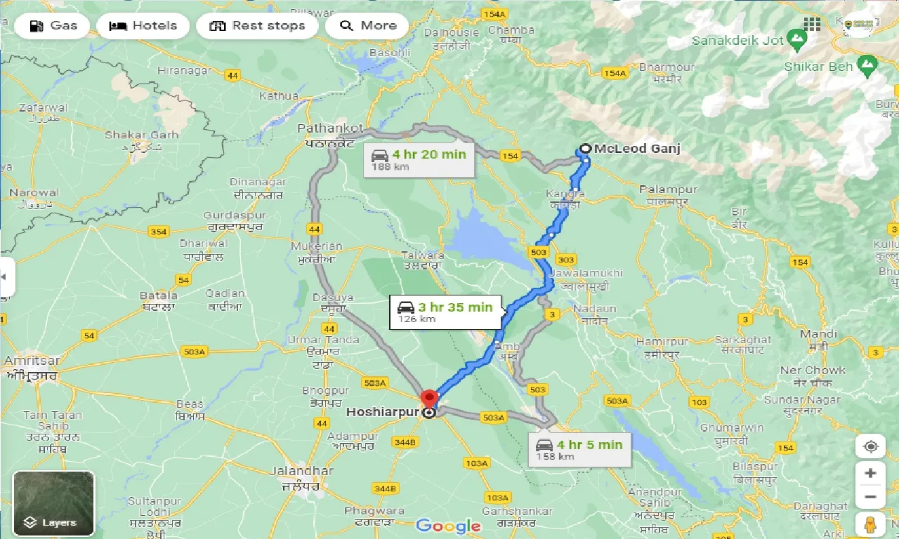 mcleodganj-to-hoshiarpur-one-way