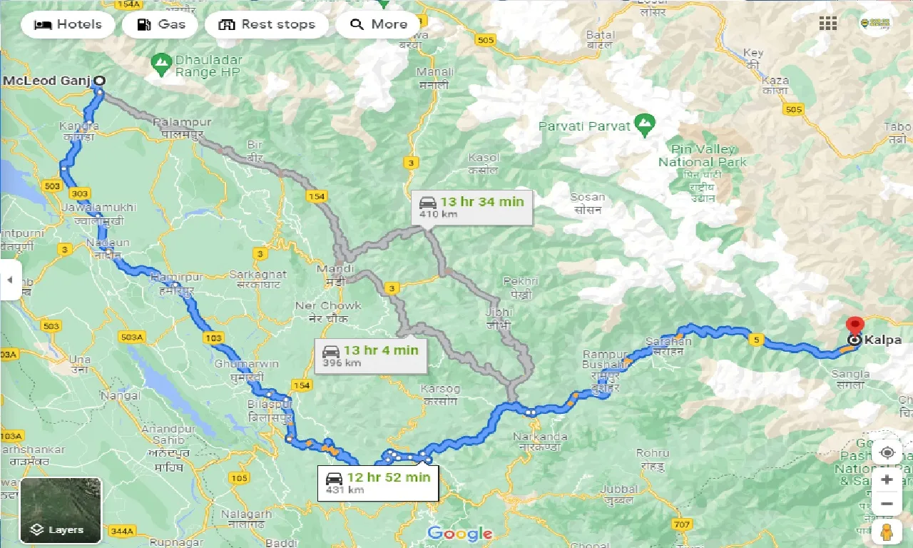 mcleodganj-to-kalpa-one-way