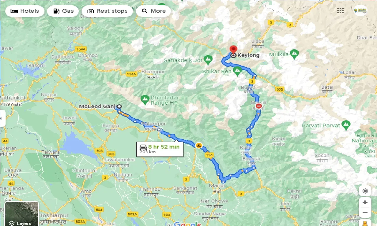 mcleodganj-to-keylong-one-way