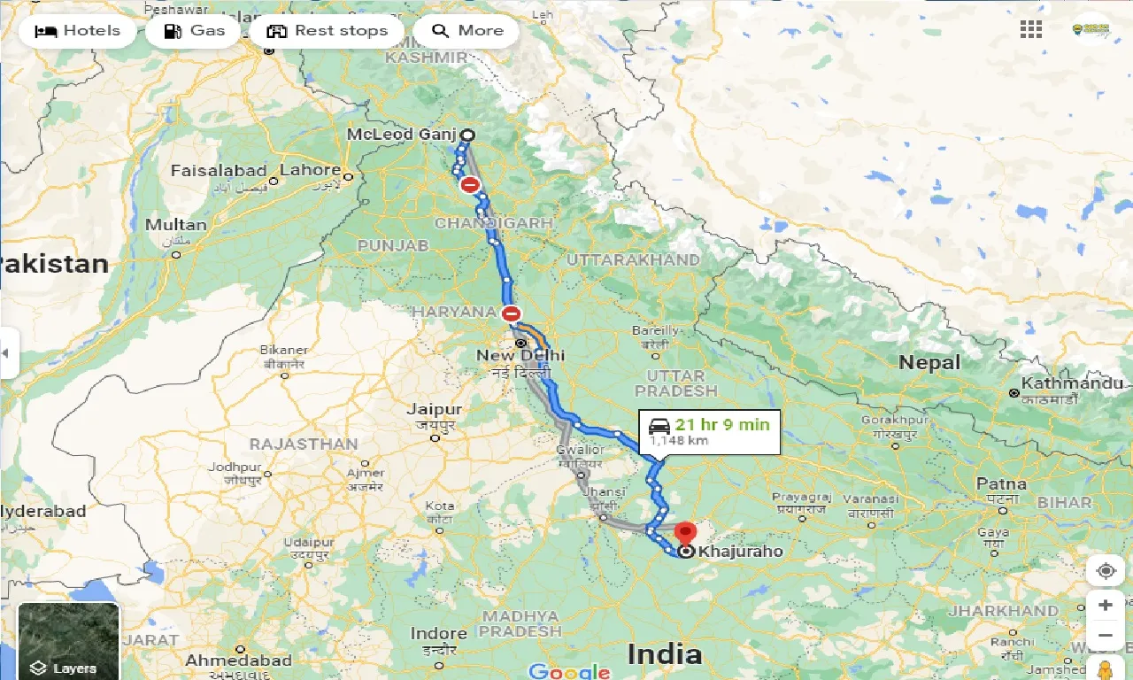 mcleodganj-to-khajuraho-one-way