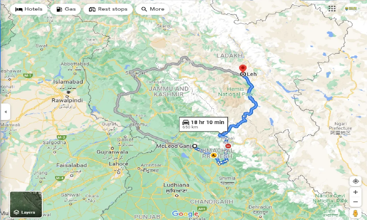 mcleodganj-to-leh-taxi