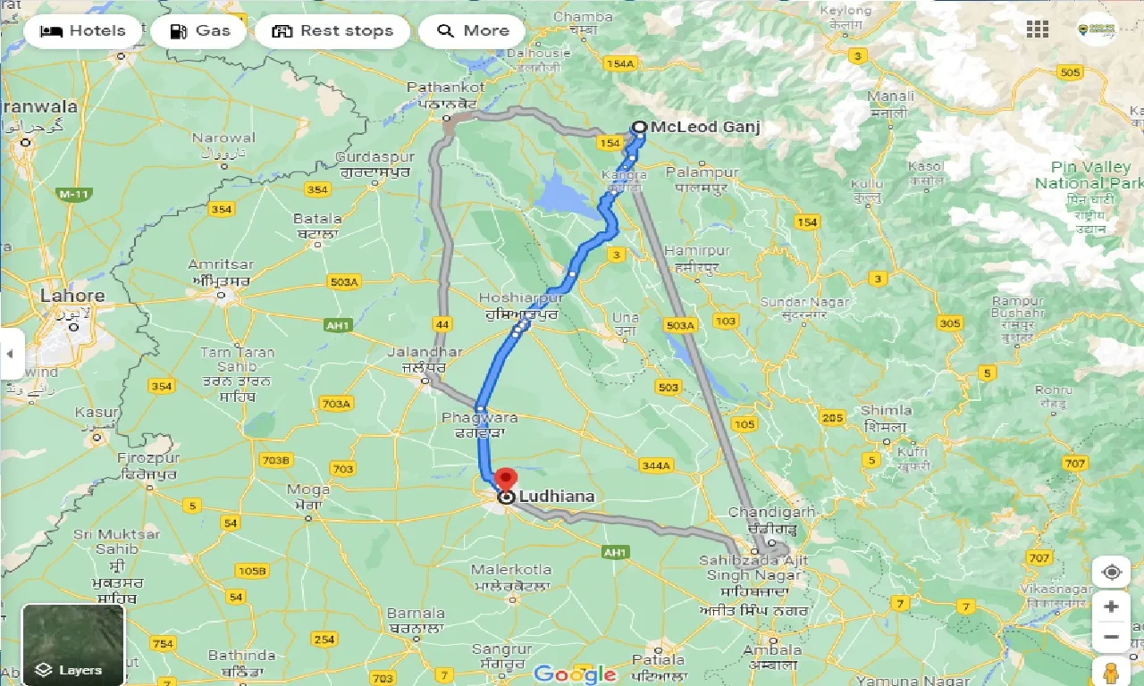 mcleodganj-to-ludhiana-taxi