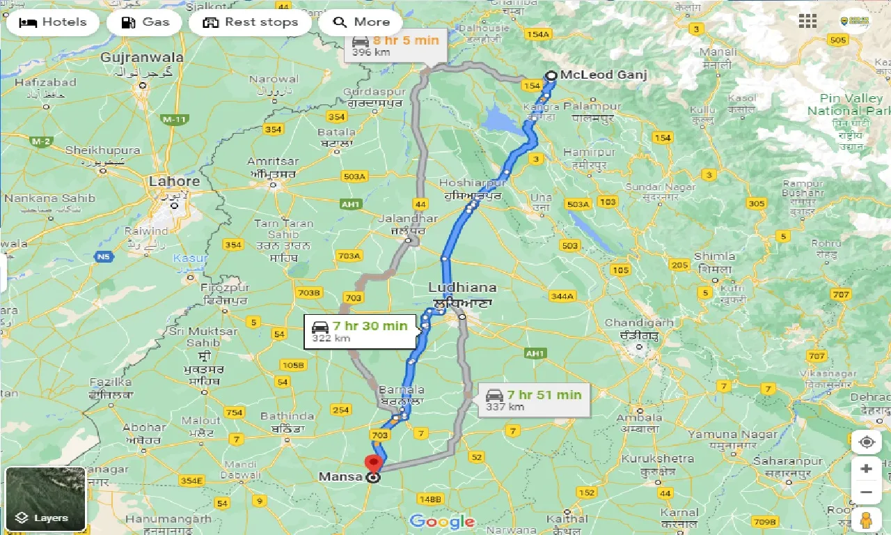 mcleodganj-to-mansa-one-way