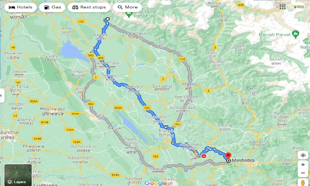 mcleodganj-to-mashobra-one-way