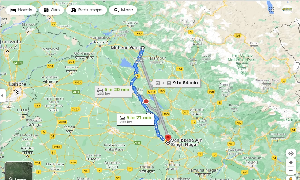 mcleodganj-to-mohali-one-way