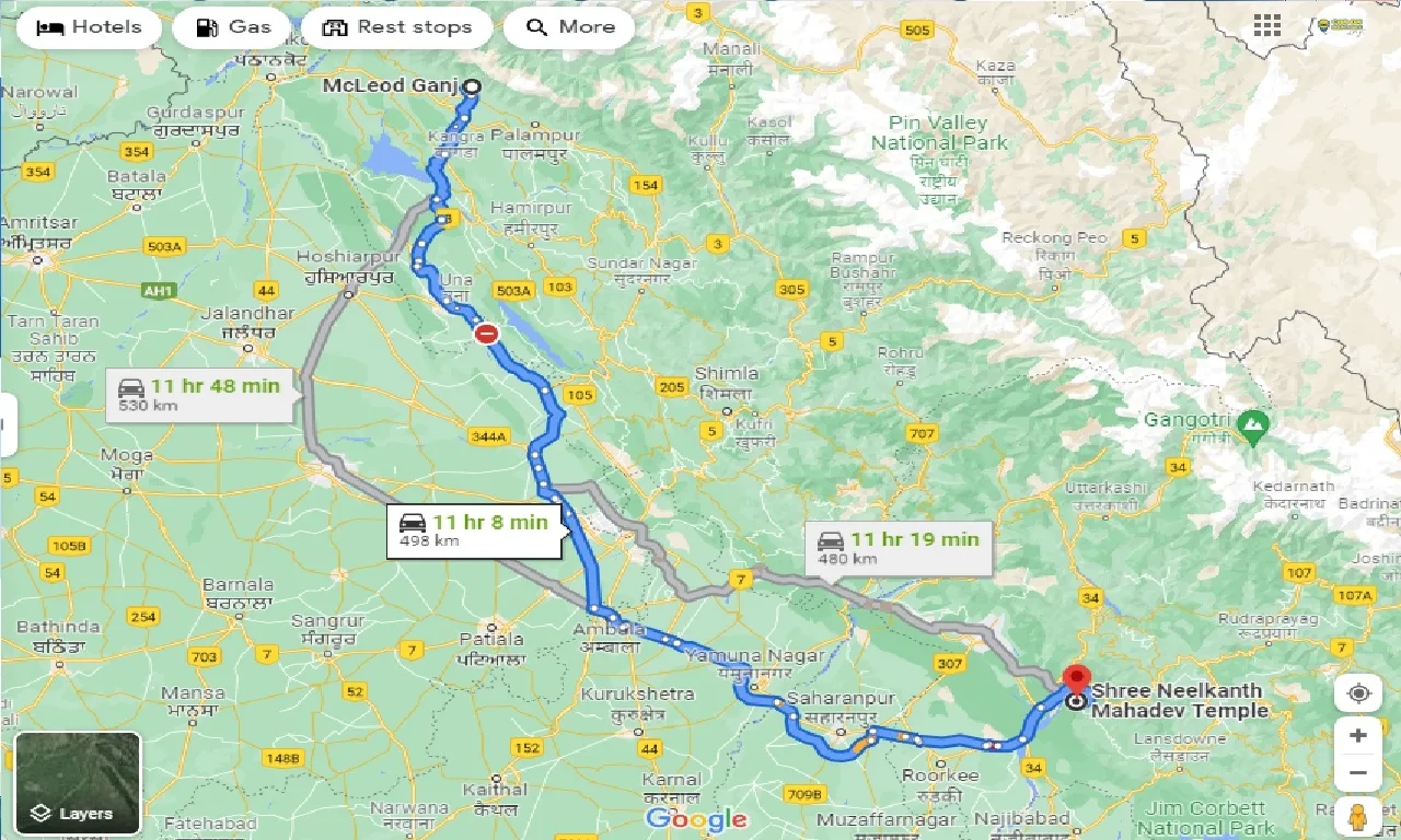 mcleodganj-to-neelkanth-one-way