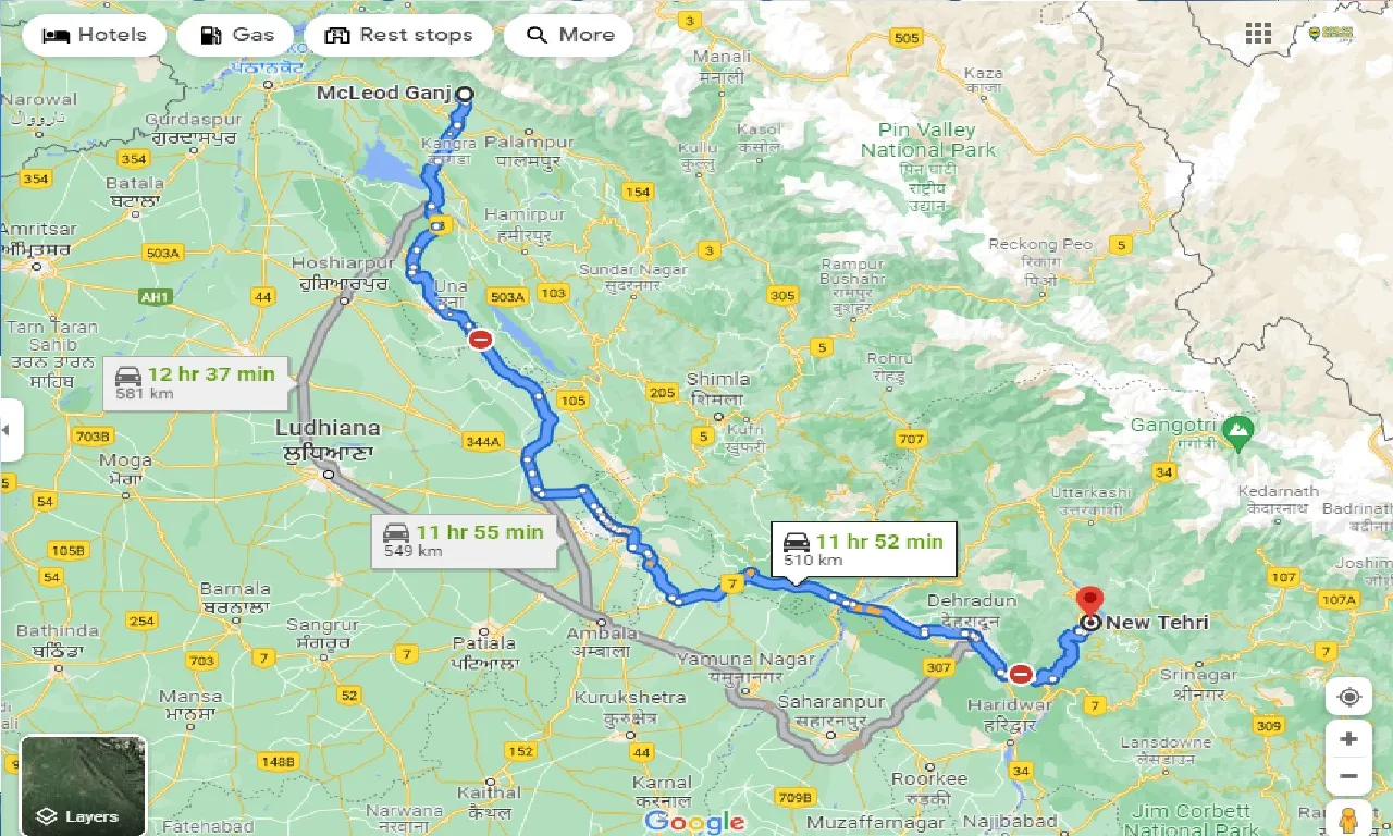 mcleodganj-to-new-tehri-one-way