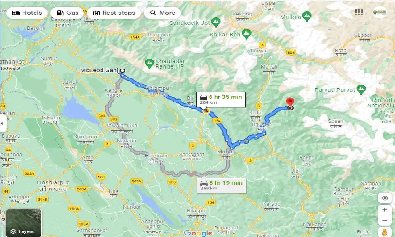 mcleodganj-to-parvati-valley-one-way