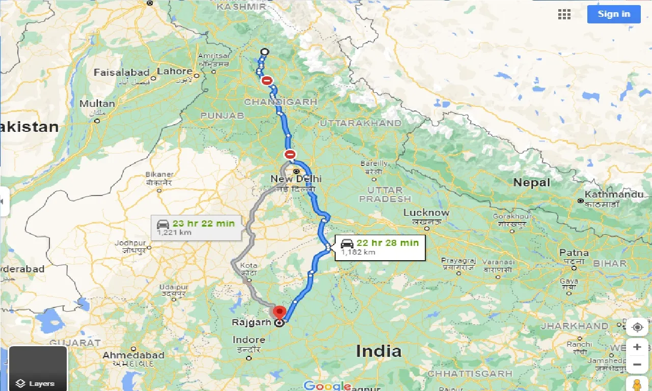 mcleodganj-to-rajgarh-one-way