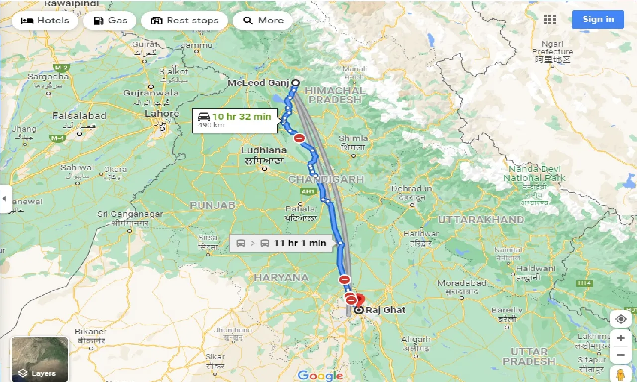 mcleodganj-to-rajghat-one-way