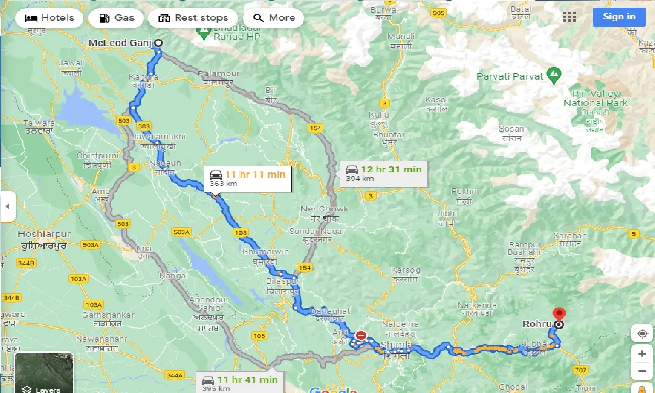 mcleodganj-to-rohru-one-way