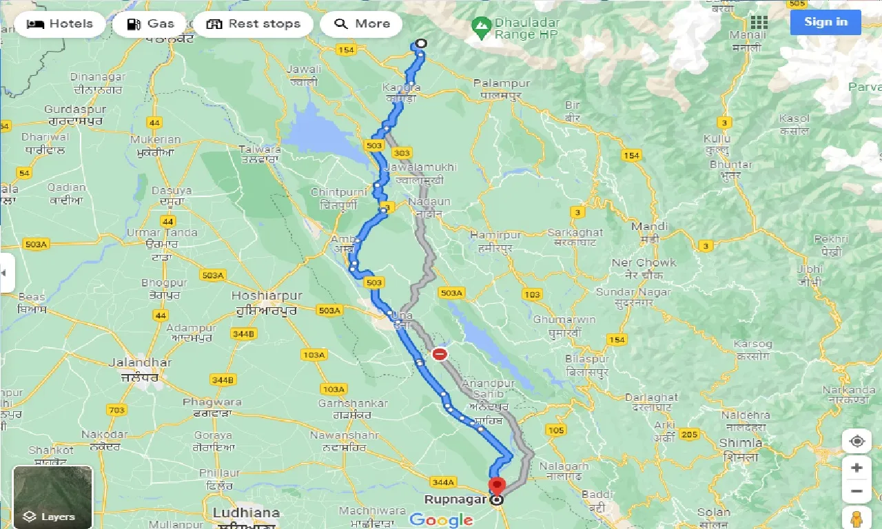 mcleodganj-to-ropar-one-way
