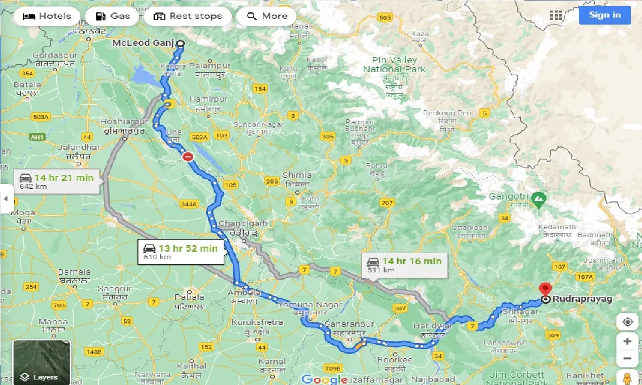 mcleodganj-to-rudraprayag-one-way