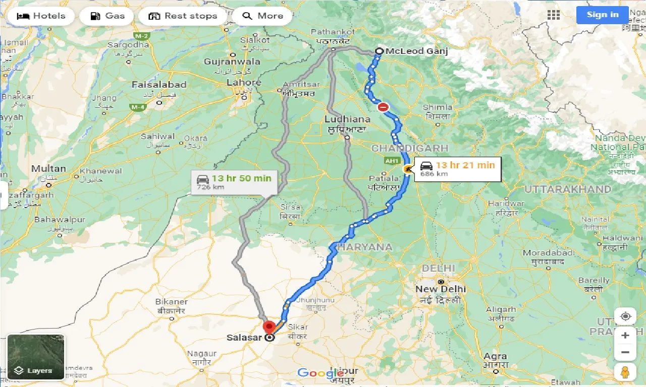mcleodganj-to-salasar-one-way