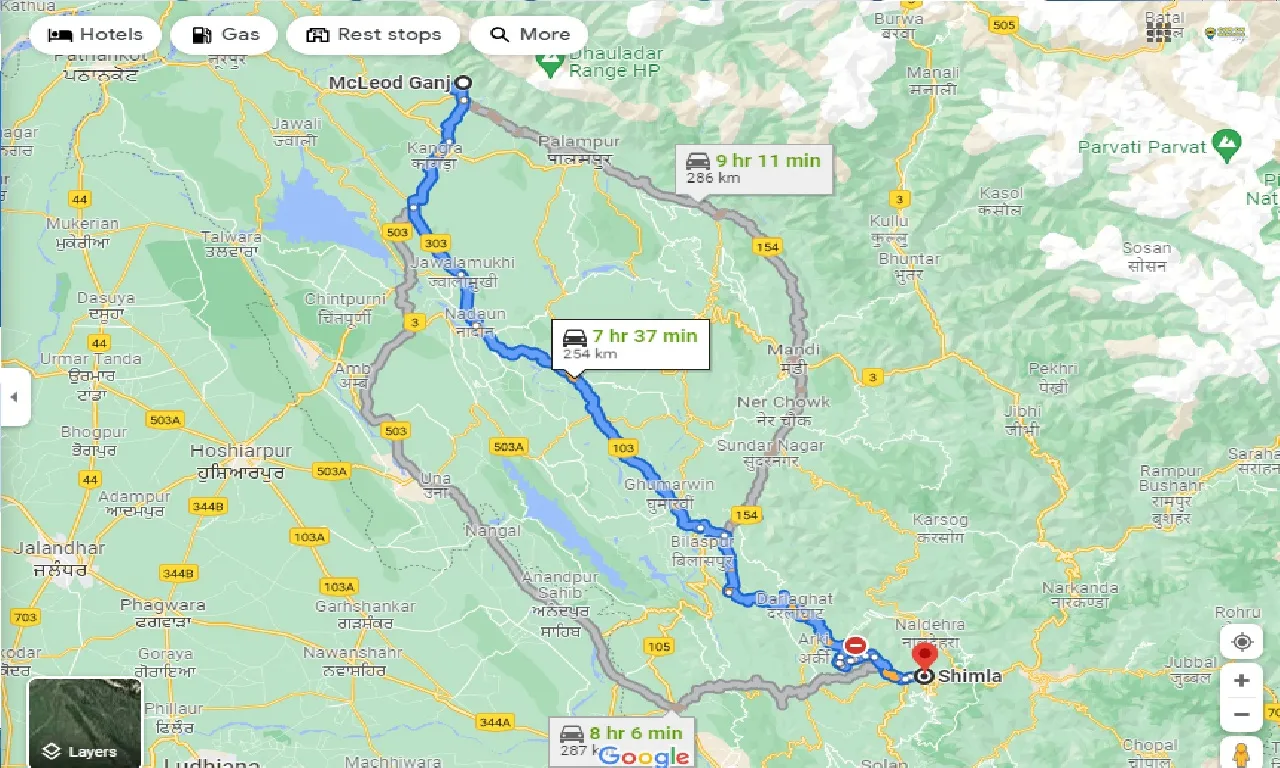 mcleodganj-to-shimla-one-way
