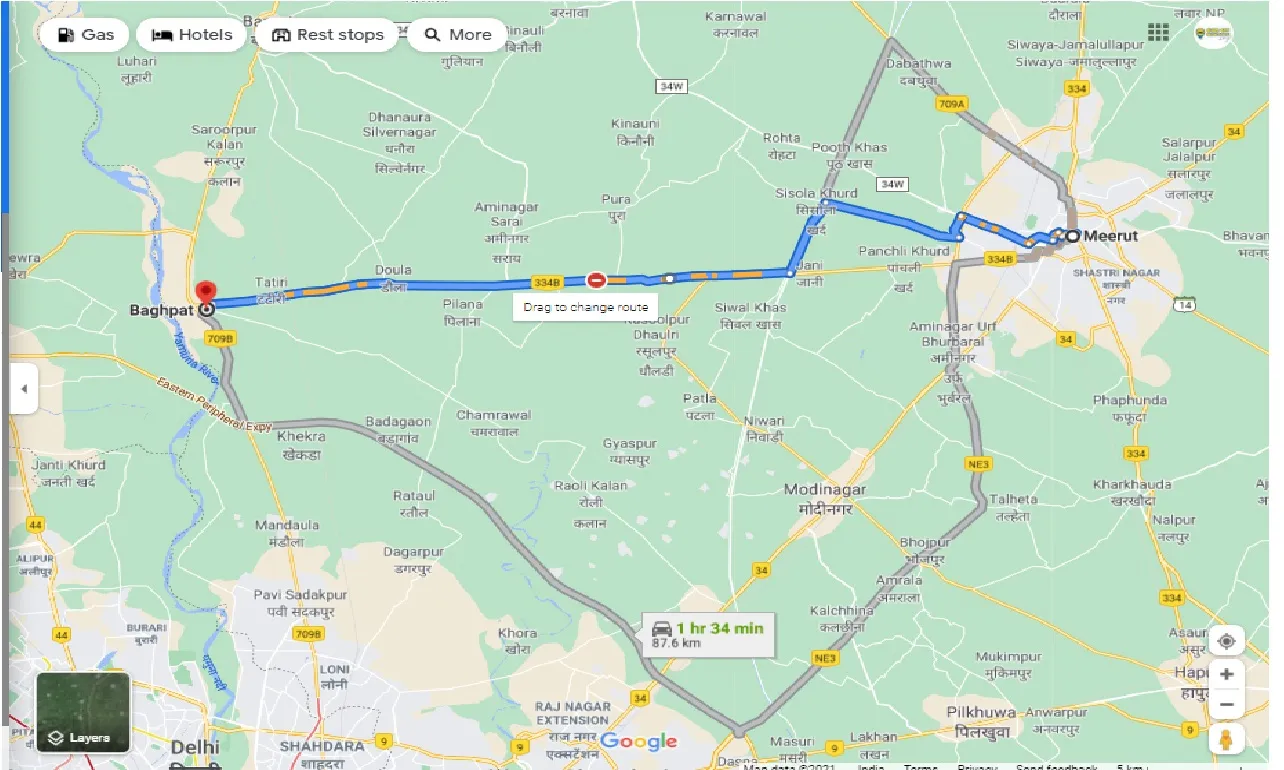 meerut-to-baghpat-round-trip