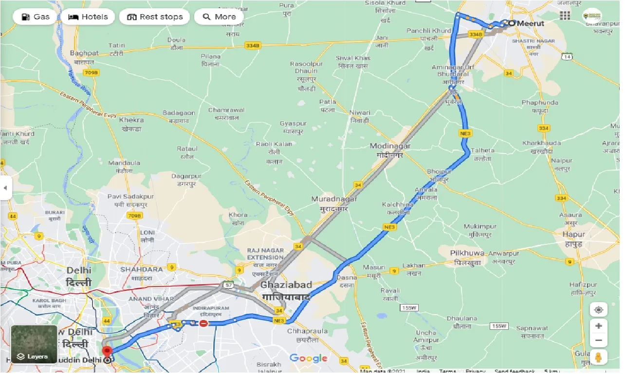 meerut-to-h-nizamuddin-one-way