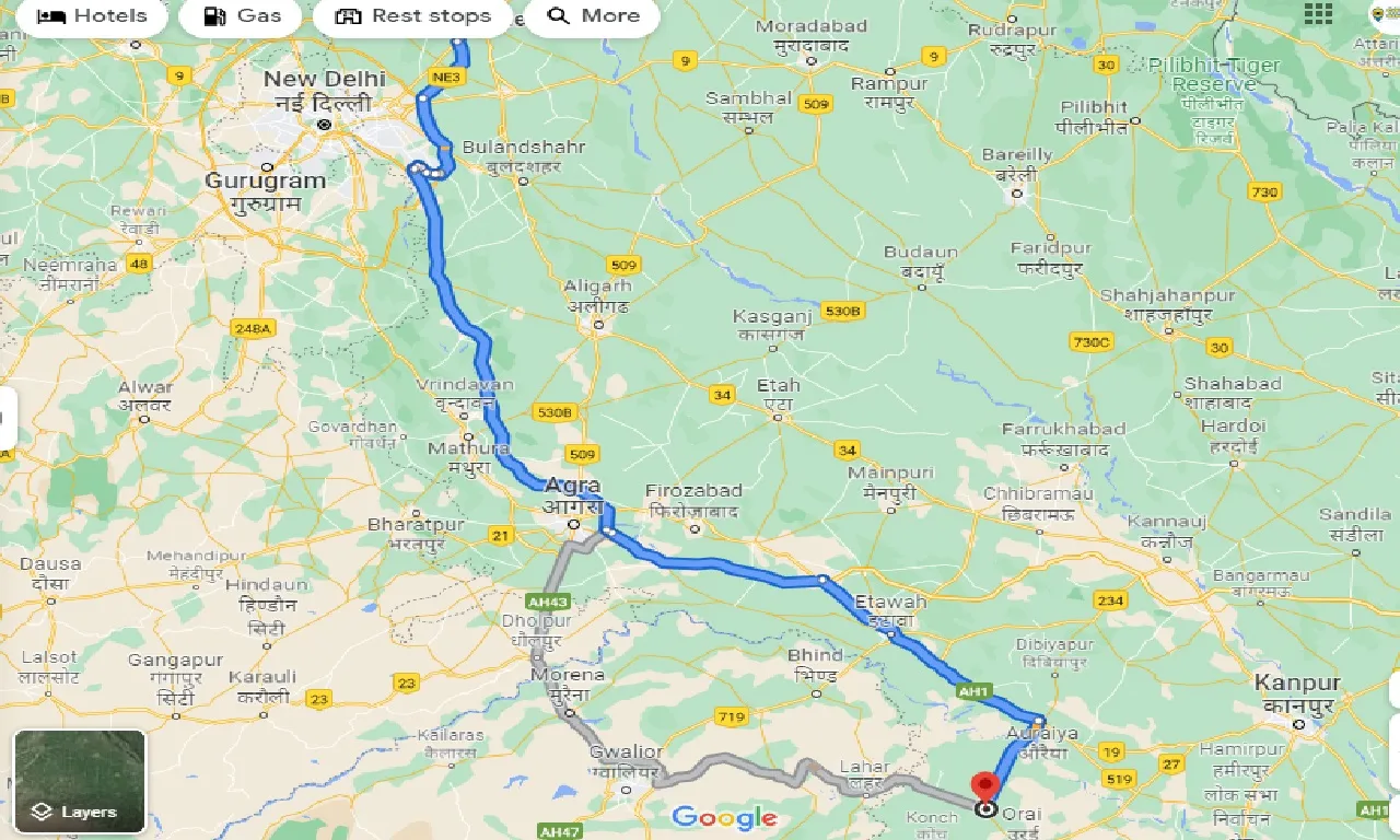 meerut-to-jalaun-one-way