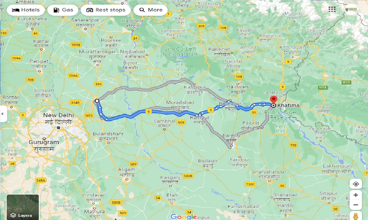 meerut-to-khatima-one-way
