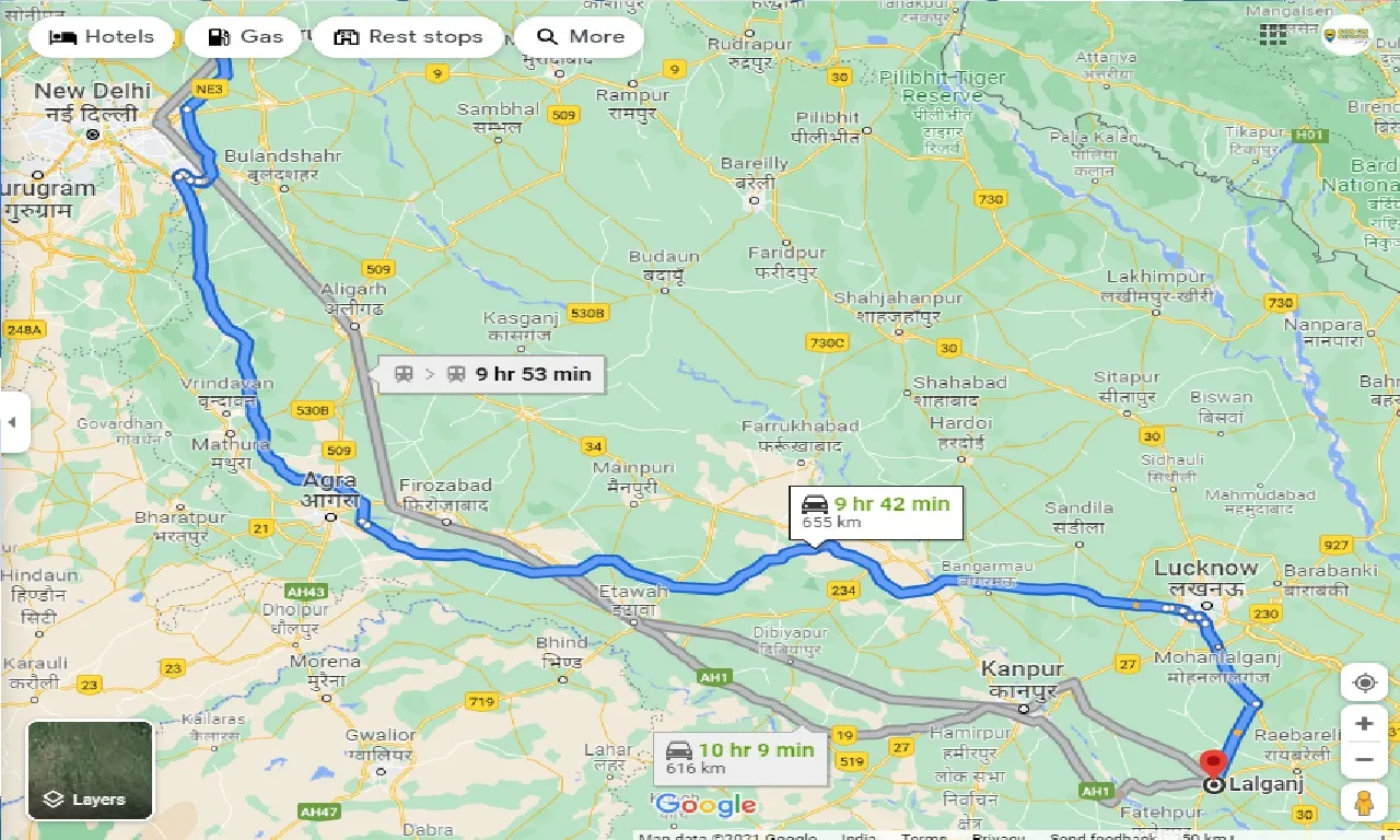meerut-to-lalganj-one-way