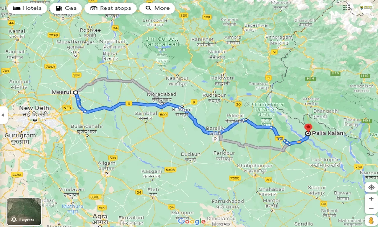 meerut-to-palia-kalan-taxi