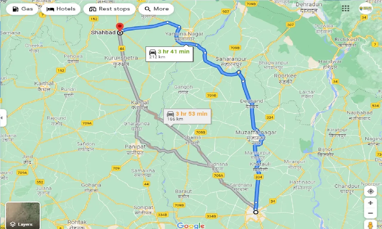 meerut-to-shahabad-one-way