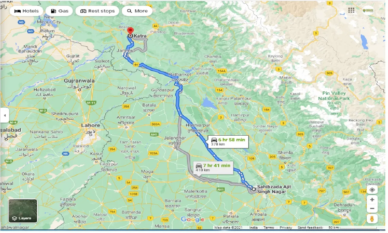 mohali-to-katra-one-way
