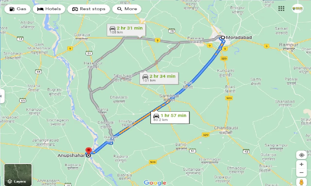 moradabad-to-anupshahar-taxi