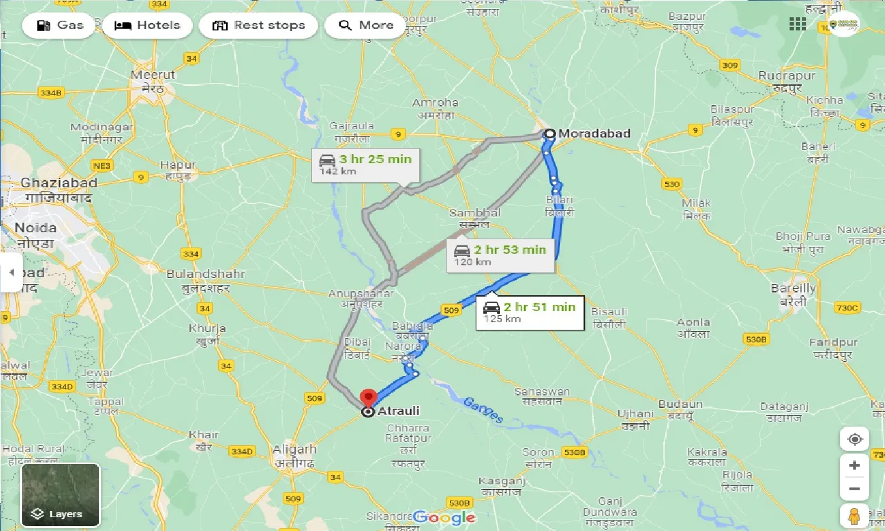 moradabad-to-atrauli-taxi